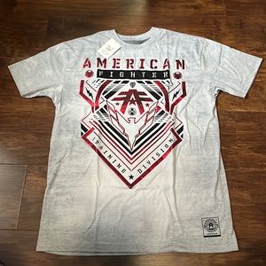American fighter men t shirt